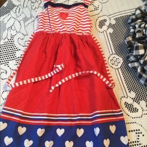Dollie & Me Girls Youth Dress July 4th
